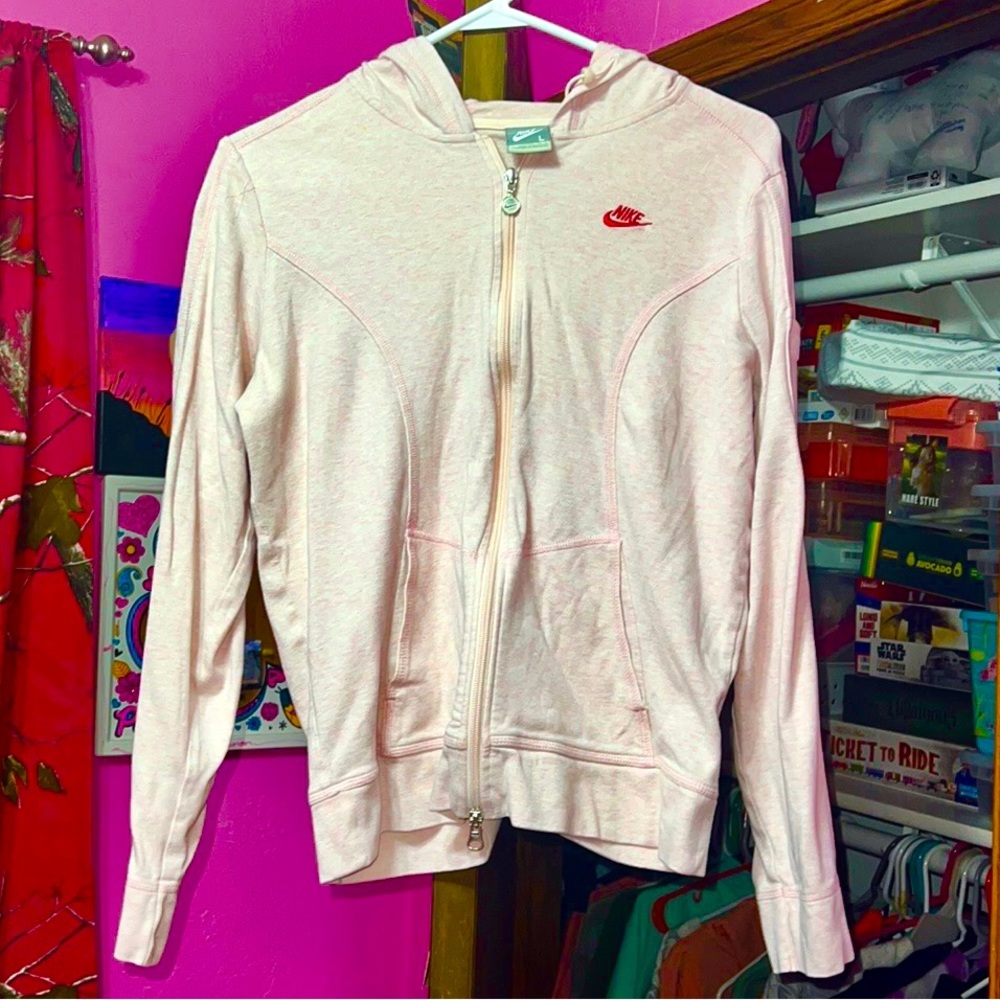 COPY - Light pink Nike zip up